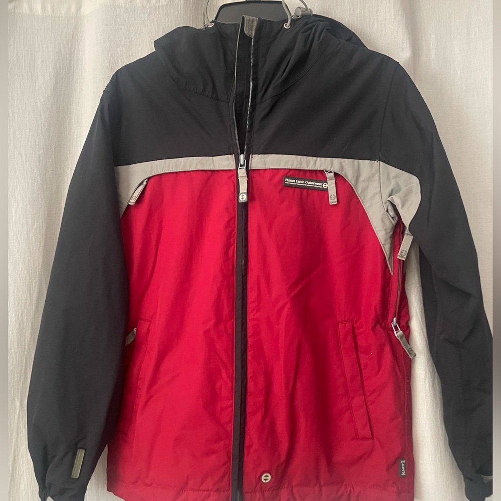 Red and Black Kids Jacket